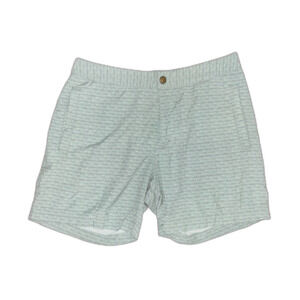 Marine Layer Casual Summer Shorts Swim Trunks, Men's M Green Print